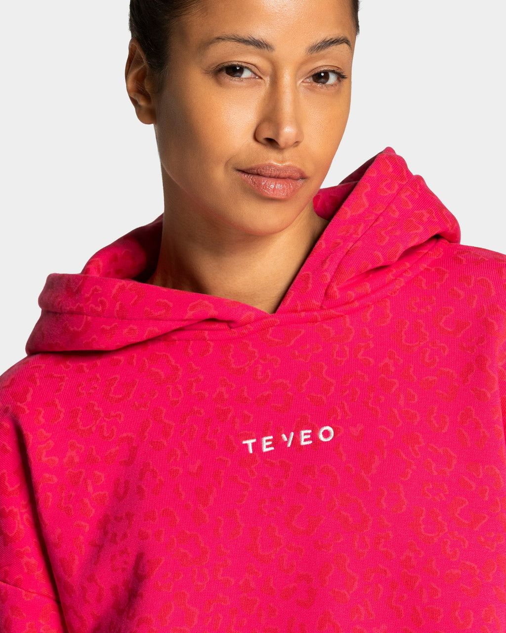 Contrastline Hooded Sweater "Leo Berry"