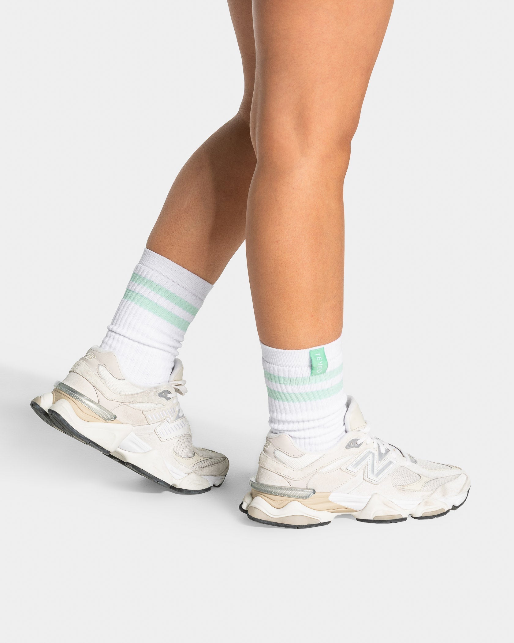 Lift Chunky Socken (2er-Pack) "Mint/Weiß"