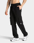 Lift Wide Leg Cargo Jogger "Schwarz"