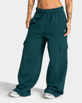 Lift Wide Leg Cargo Jogger "Teal"
