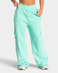 Lift Wide Leg Cargo Jogger "Mint"