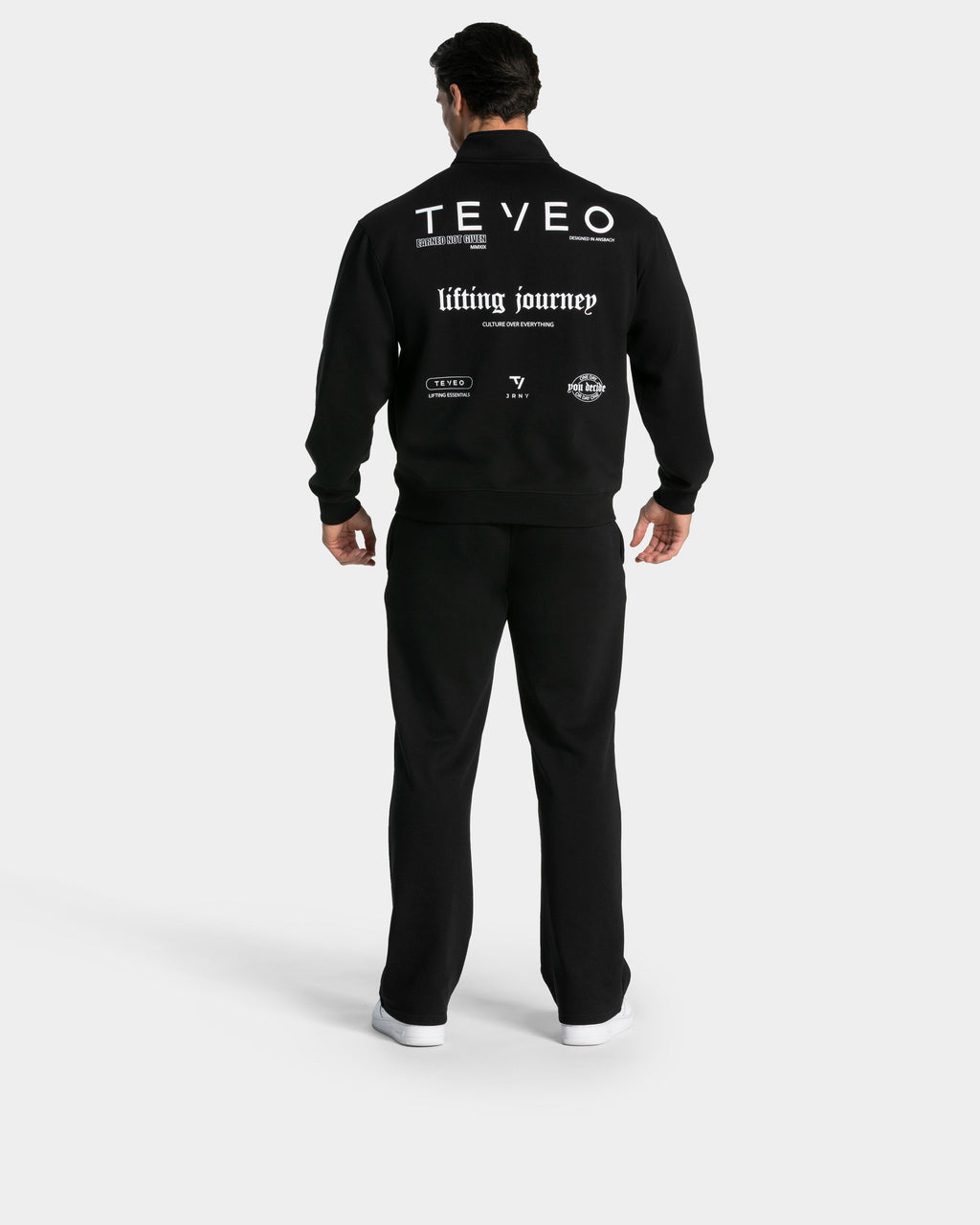 Lifting Journey Half Zip Sweater "Schwarz"