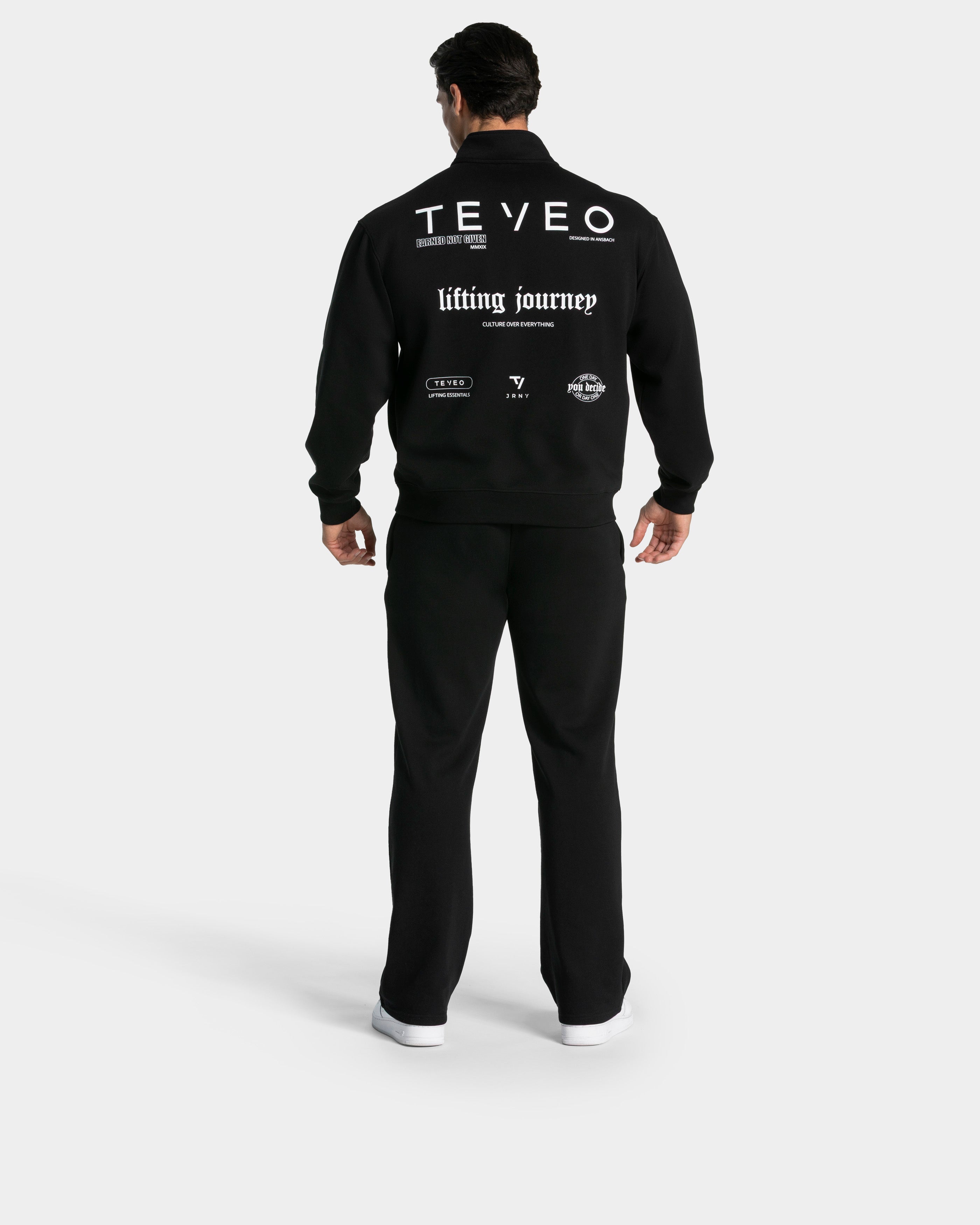 Lifting Journey Half Zip Sweater "Schwarz"
