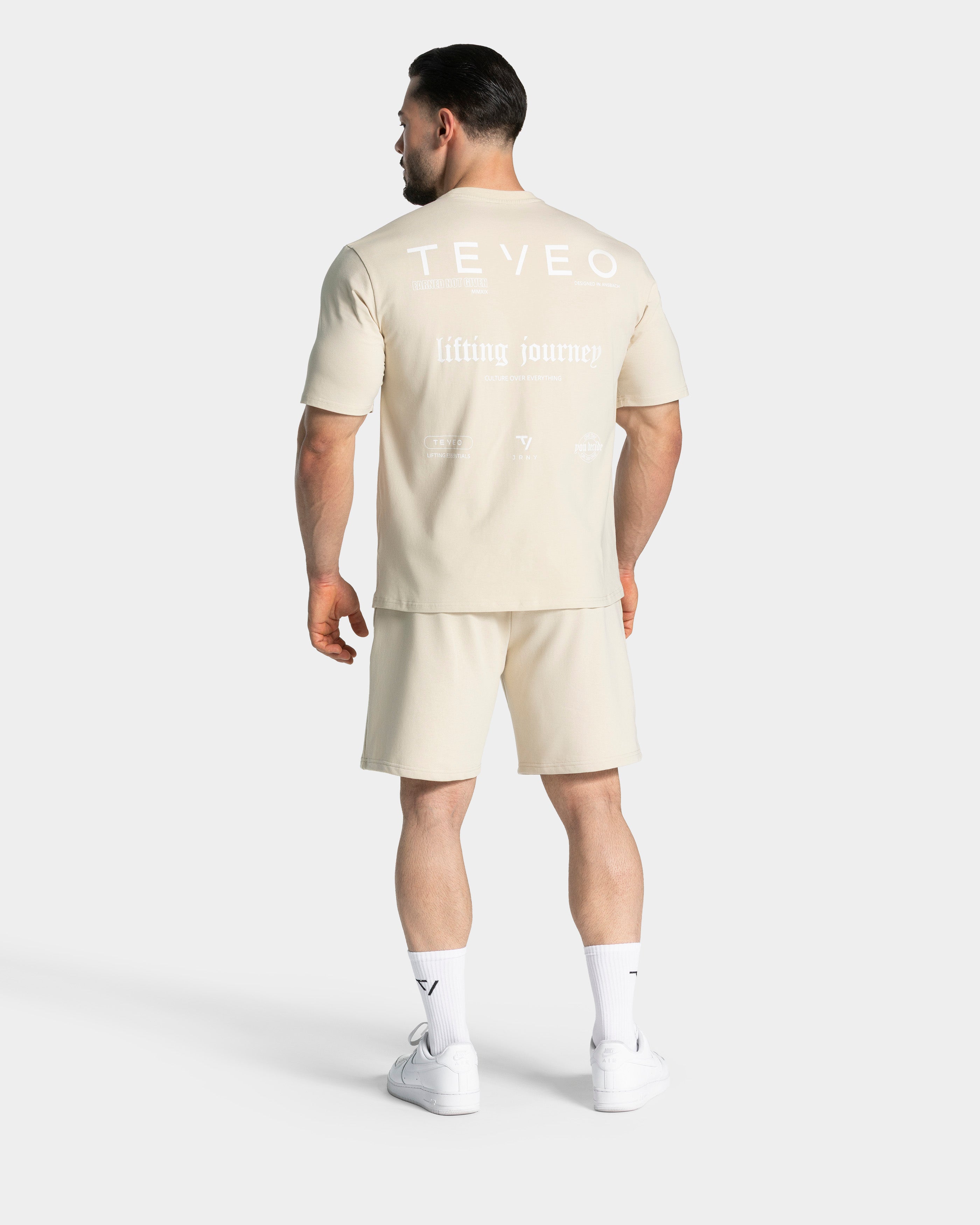 Lifting Journey Oversized T-Shirt "Cream"