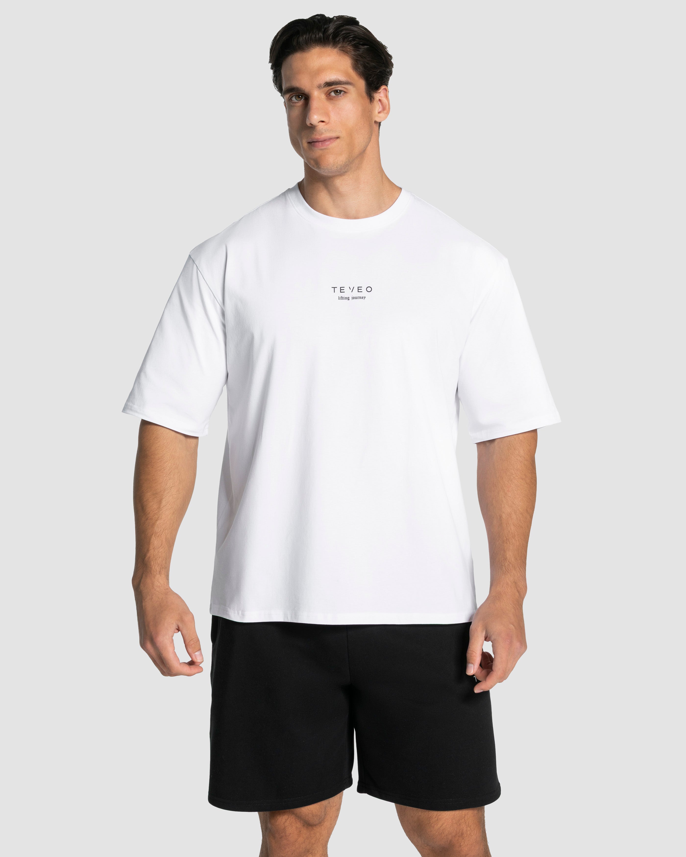 Lifting Journey Oversized T-Shirt "Weiß"