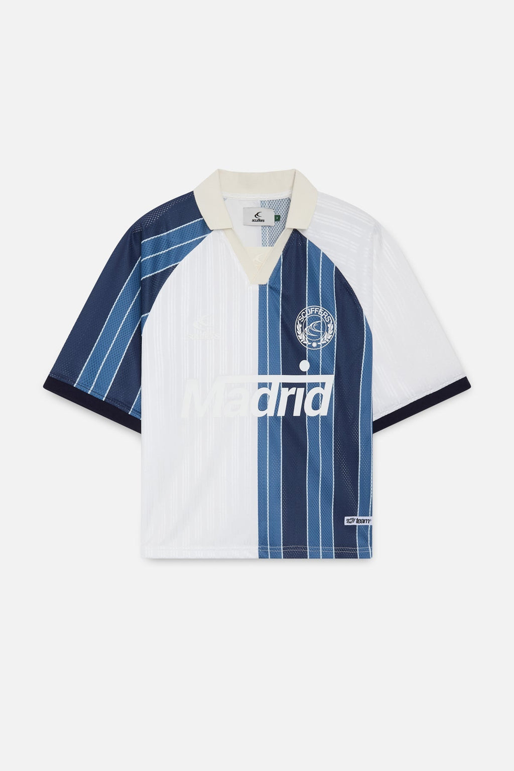 Madrid Navy & White Football T-Shirt