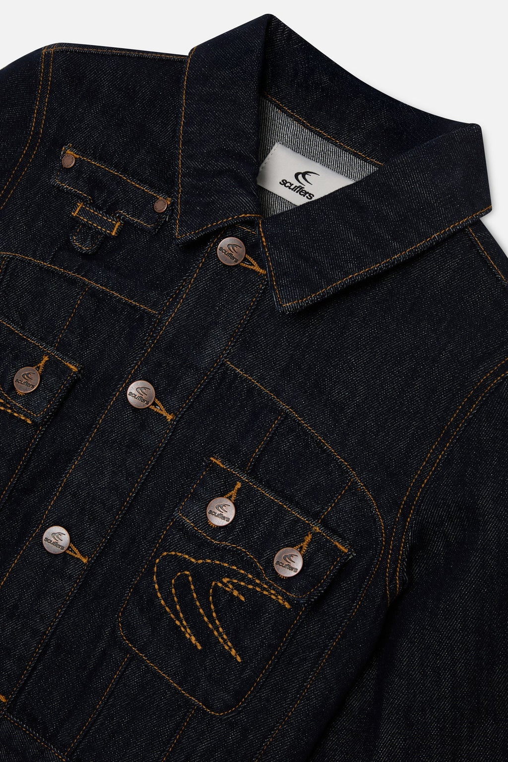 Marine Dark Blue Denim Jacket