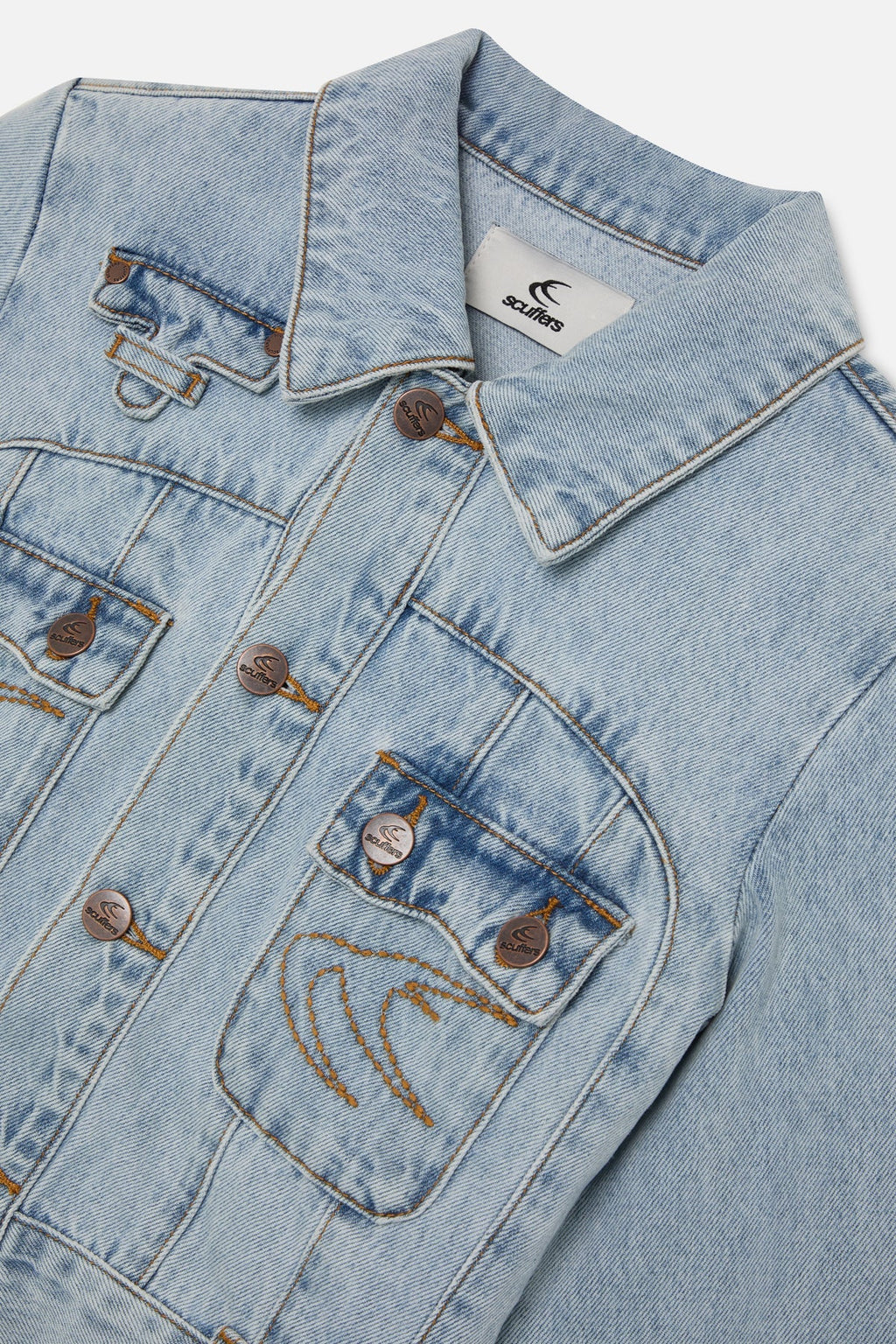 Marine Light Blue Denim Jacket