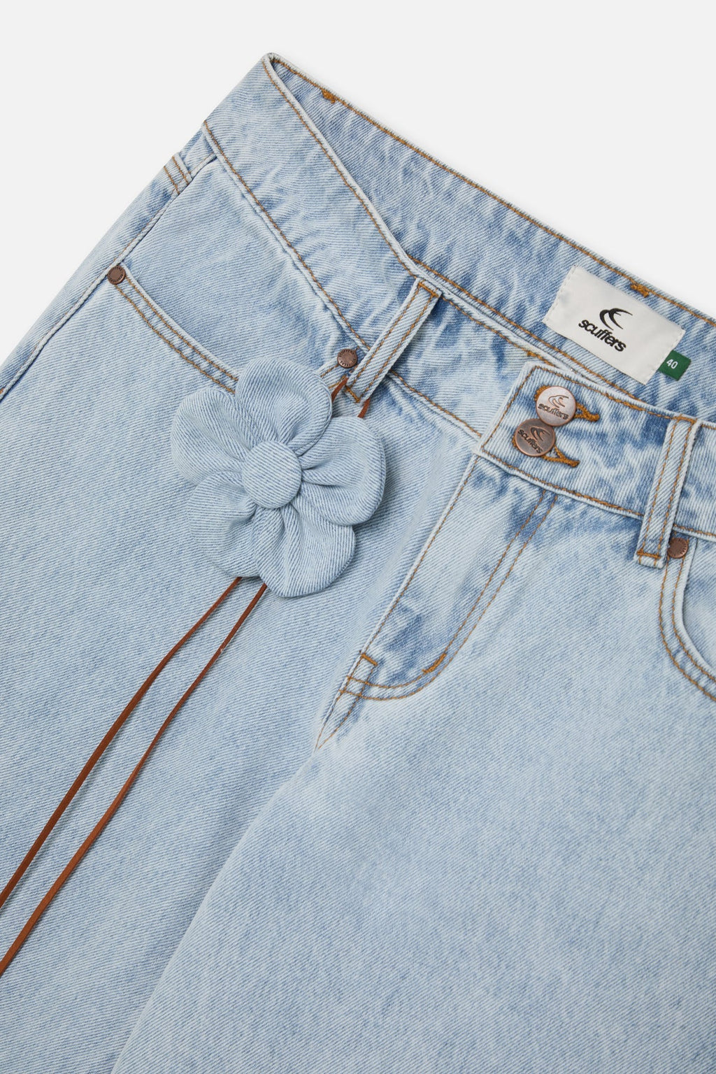 Marine Light Blue Pants