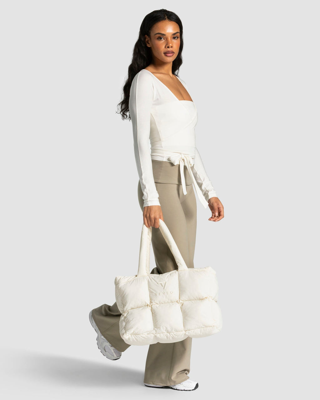 Mellow Puffer Bag "Off White"