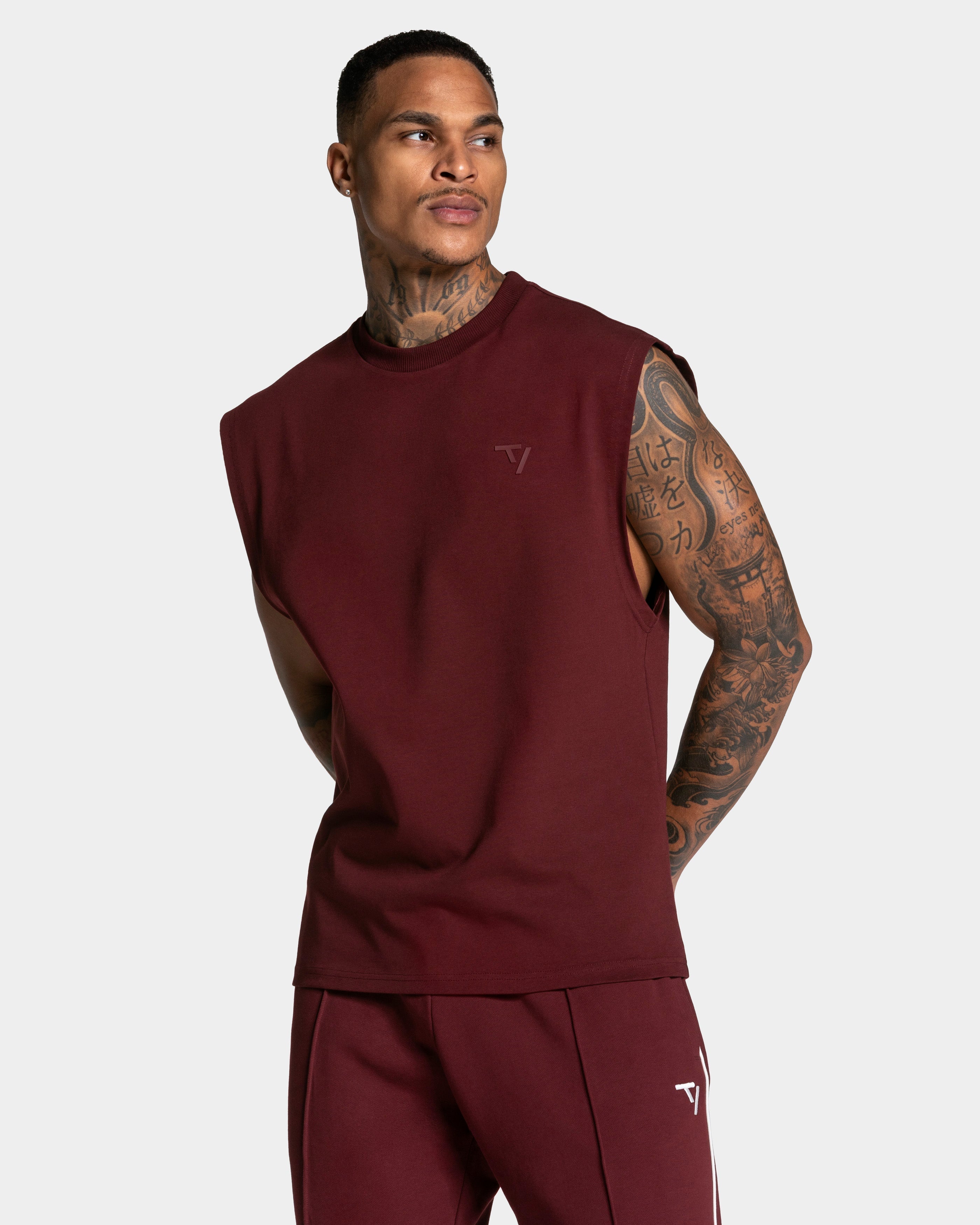 Contrastline Oversized Tank "Weinrot"