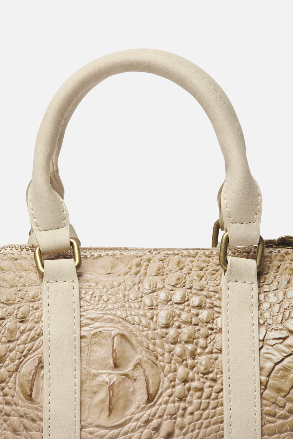 Mini Ecru Duffle Bag