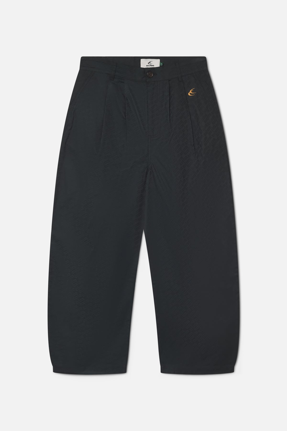 Monogram Shell Black Pants
