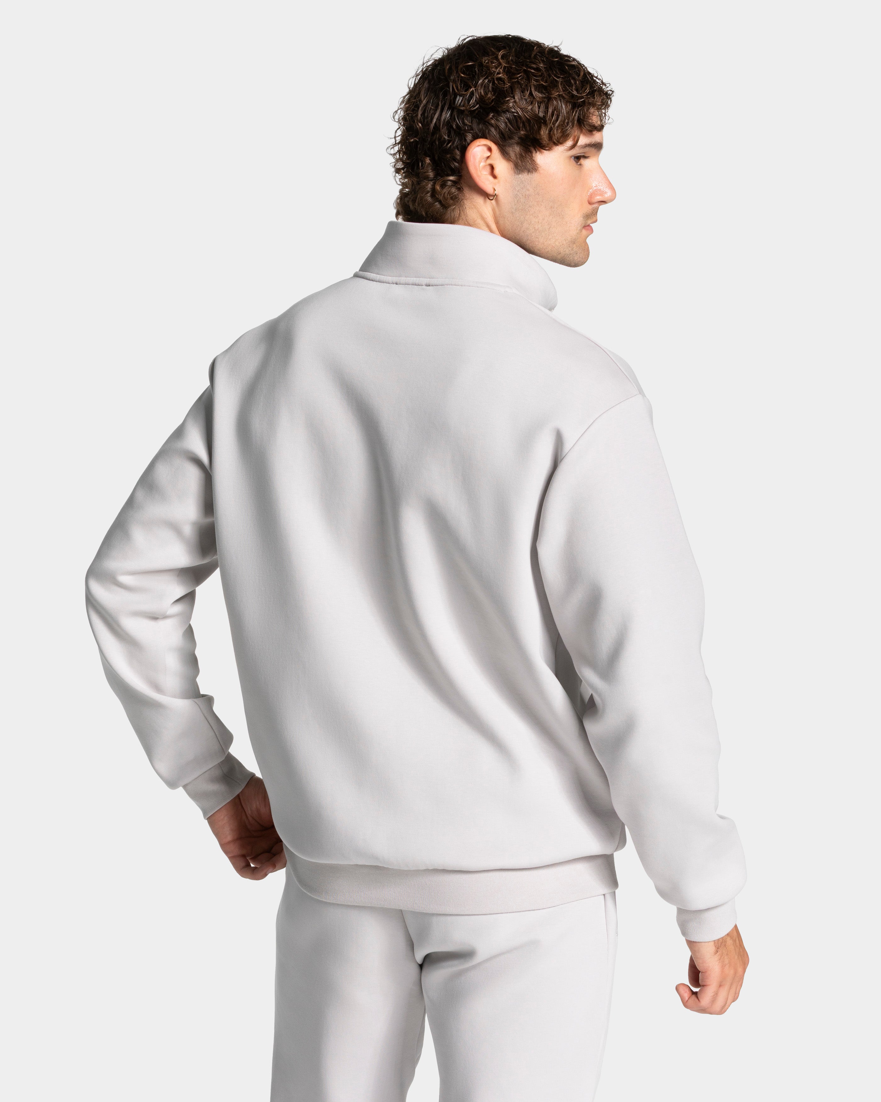 Prime Half Zip Sweater "Silver"