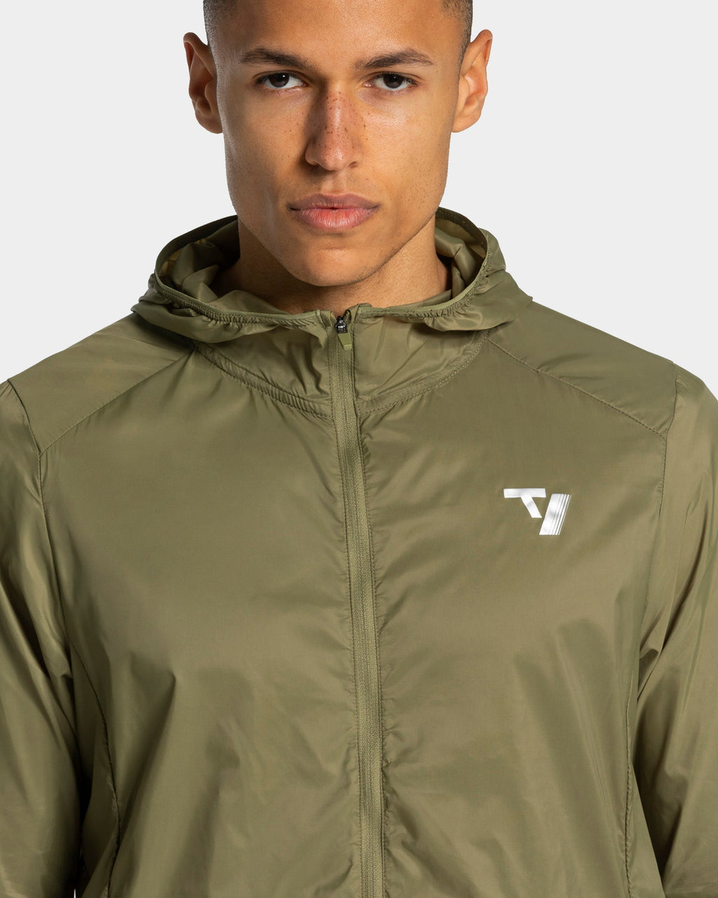 RUN Lightweight Zip Jacke "Olive"
