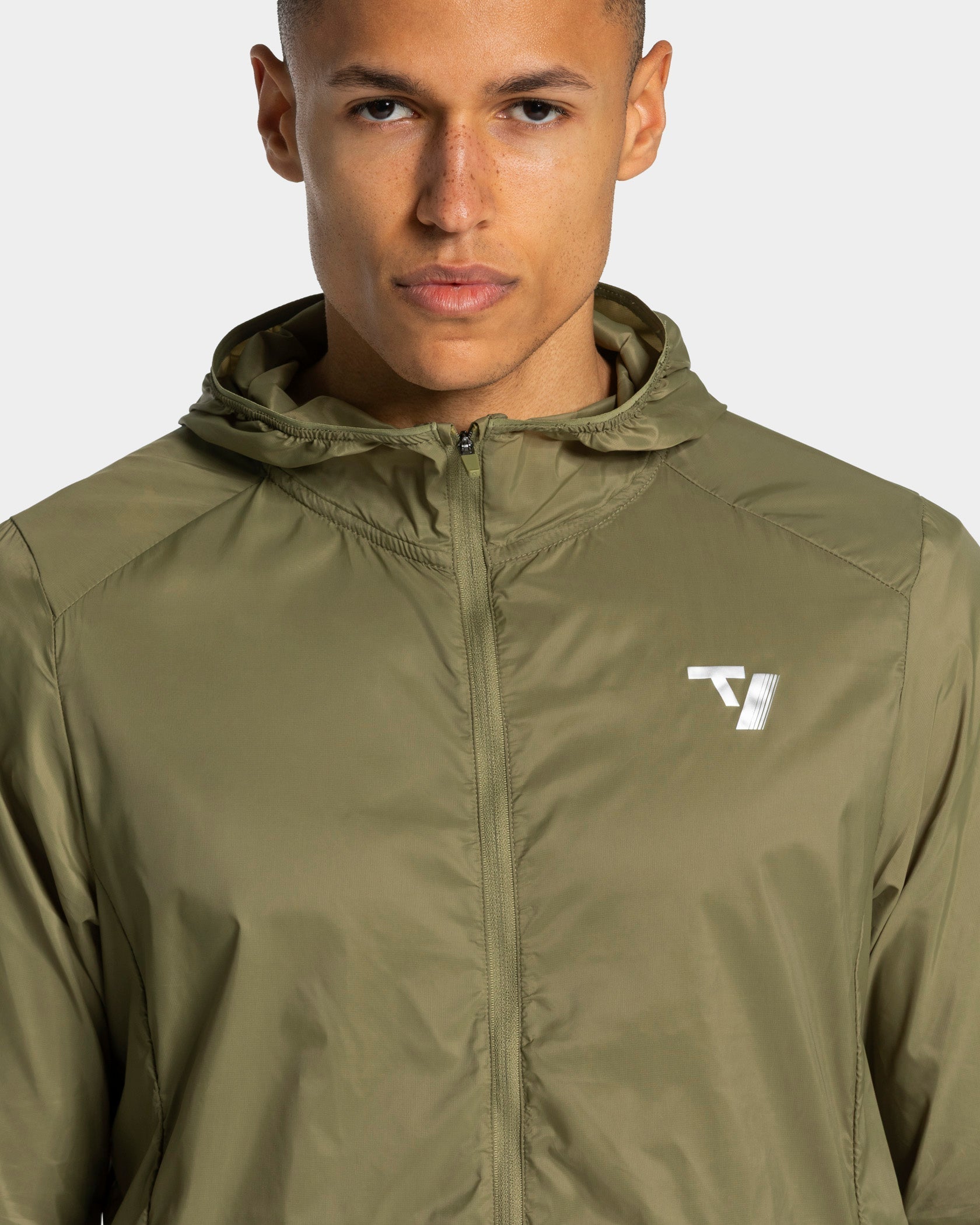 RUN Lightweight Zip Jacke "Olive"