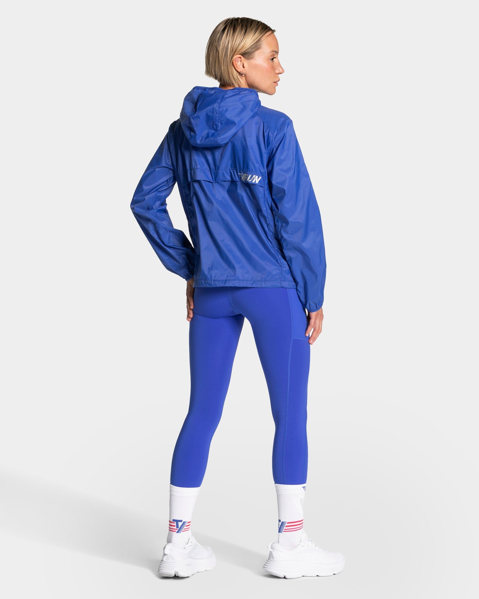 RUN Lightweight Zip Jacke "Royalblau"