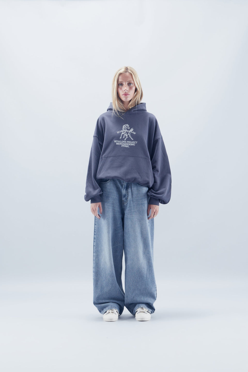 Horse Navy Hoodie