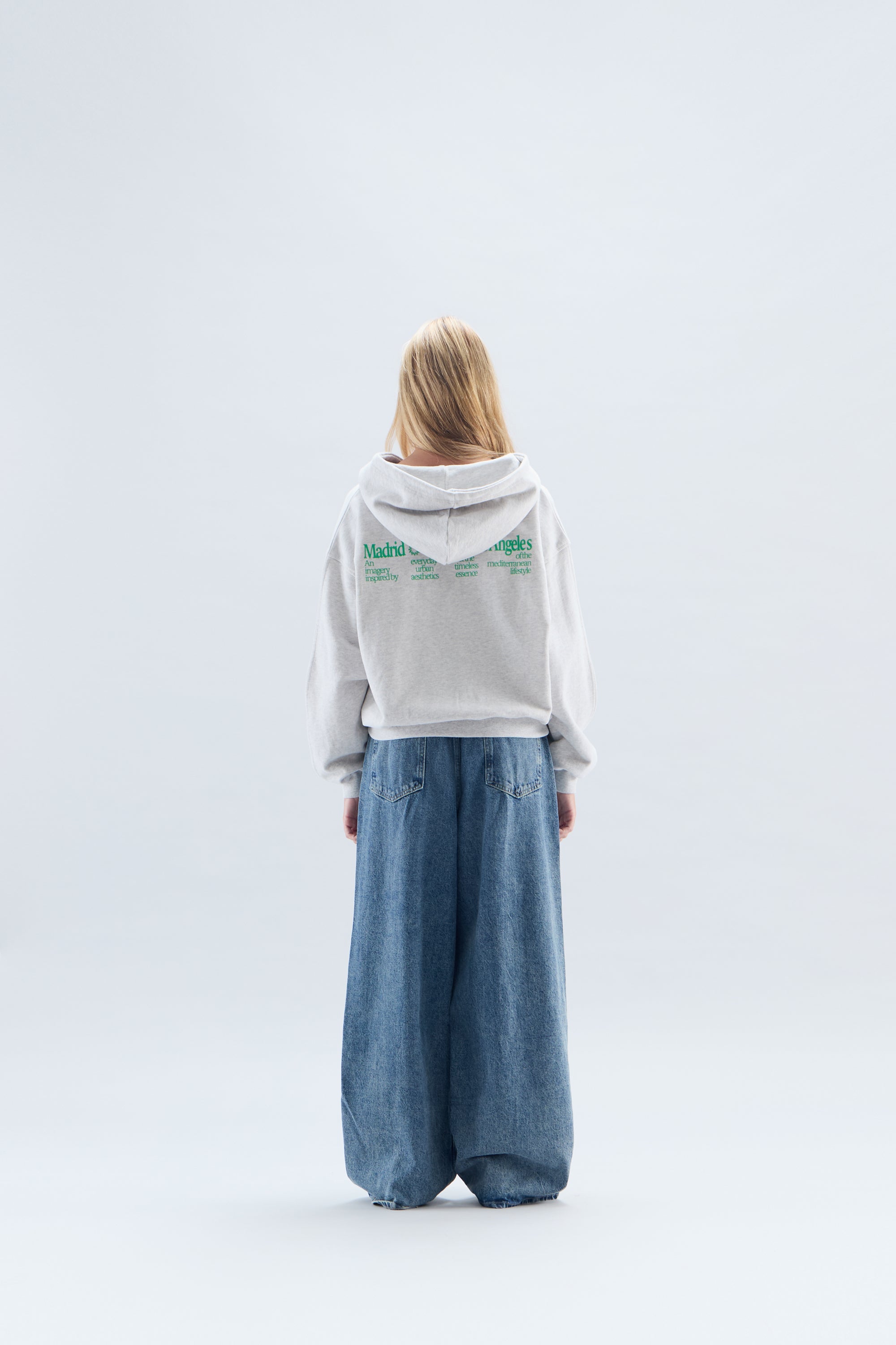 Gallery Grey Zipped Hoodie