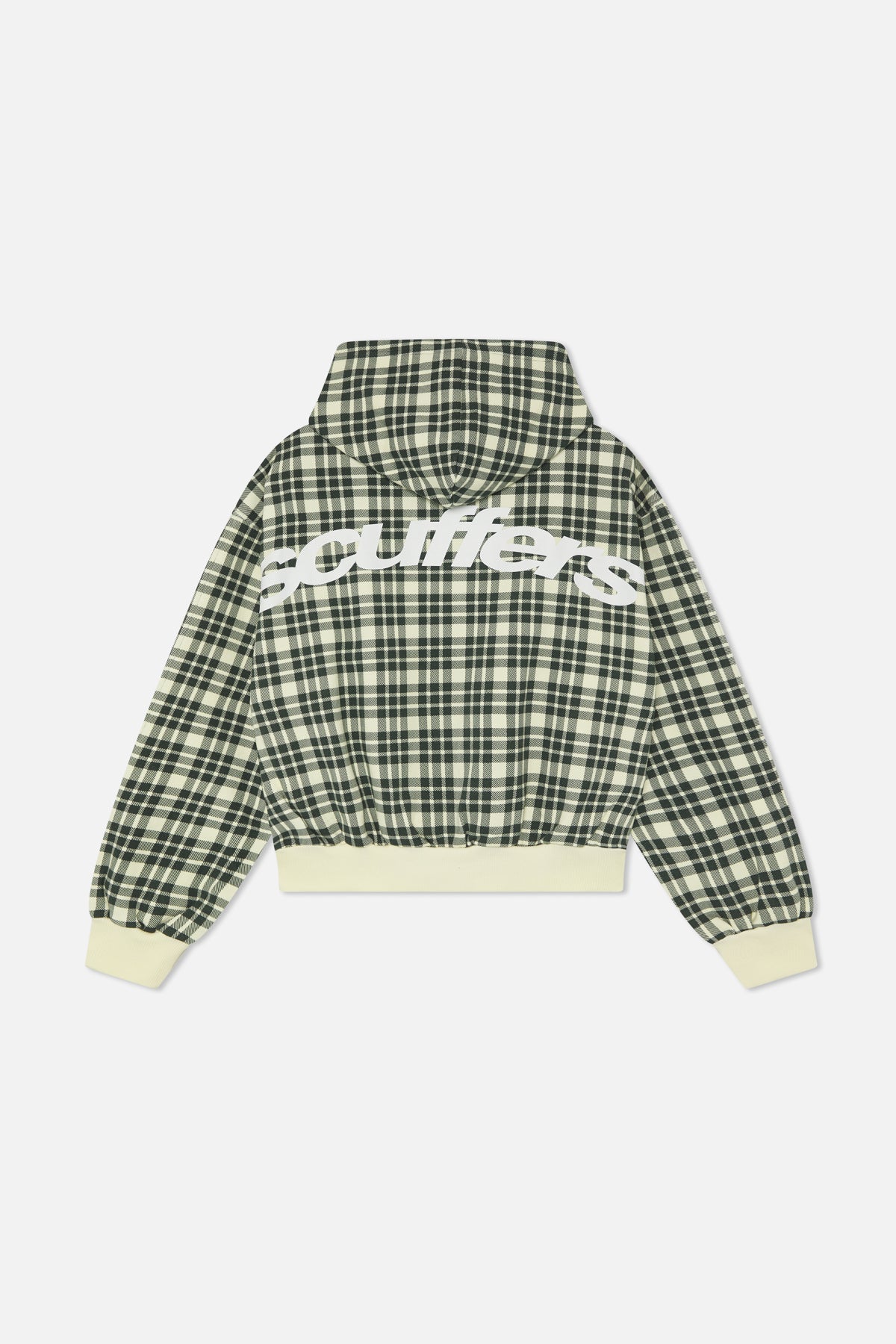 Scff Green Checks Zipper
