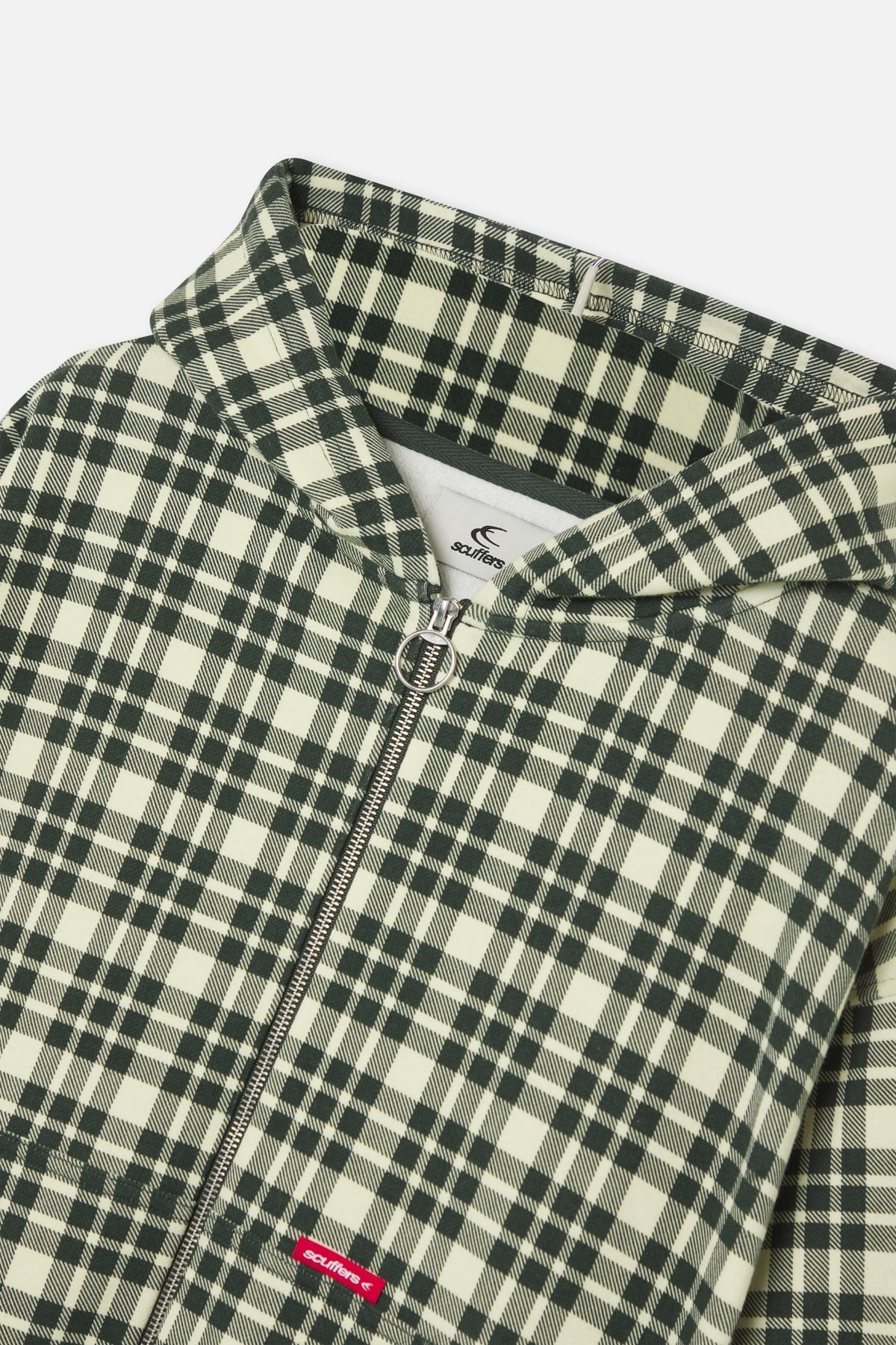 Scff Green Checks Zipper