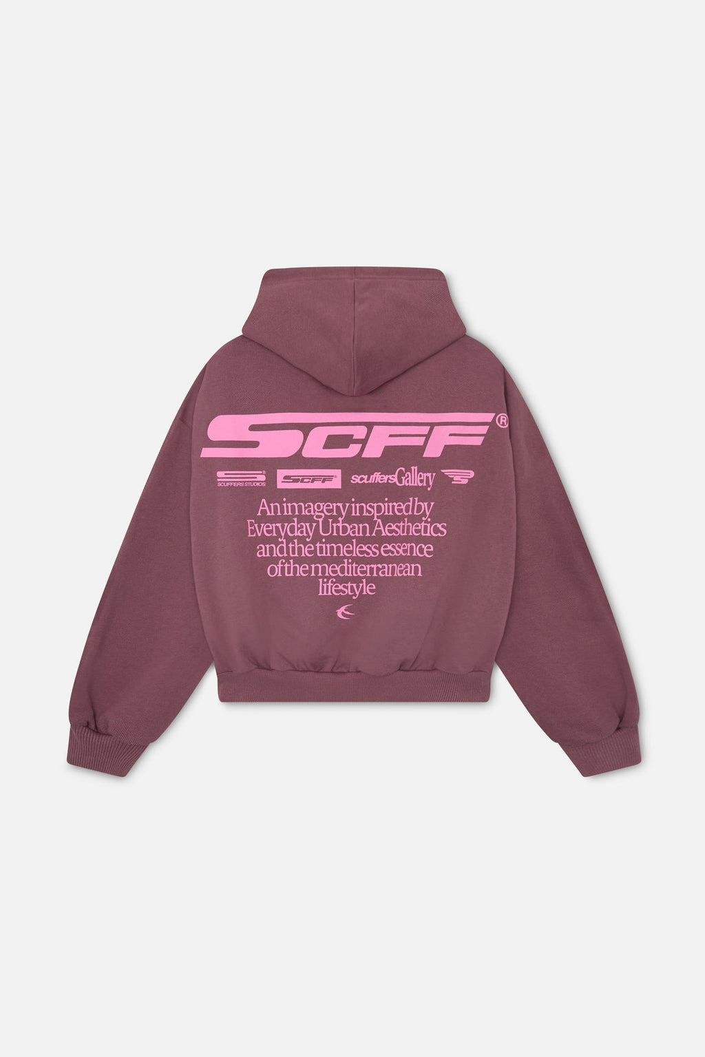 Motor Studios Burgundy Hoodie