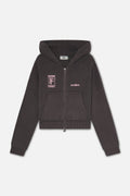 Signal Brown Knit Zipper