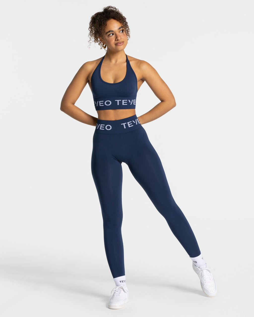 Signature Covert Scrunch Leggings "Dunkelblau"