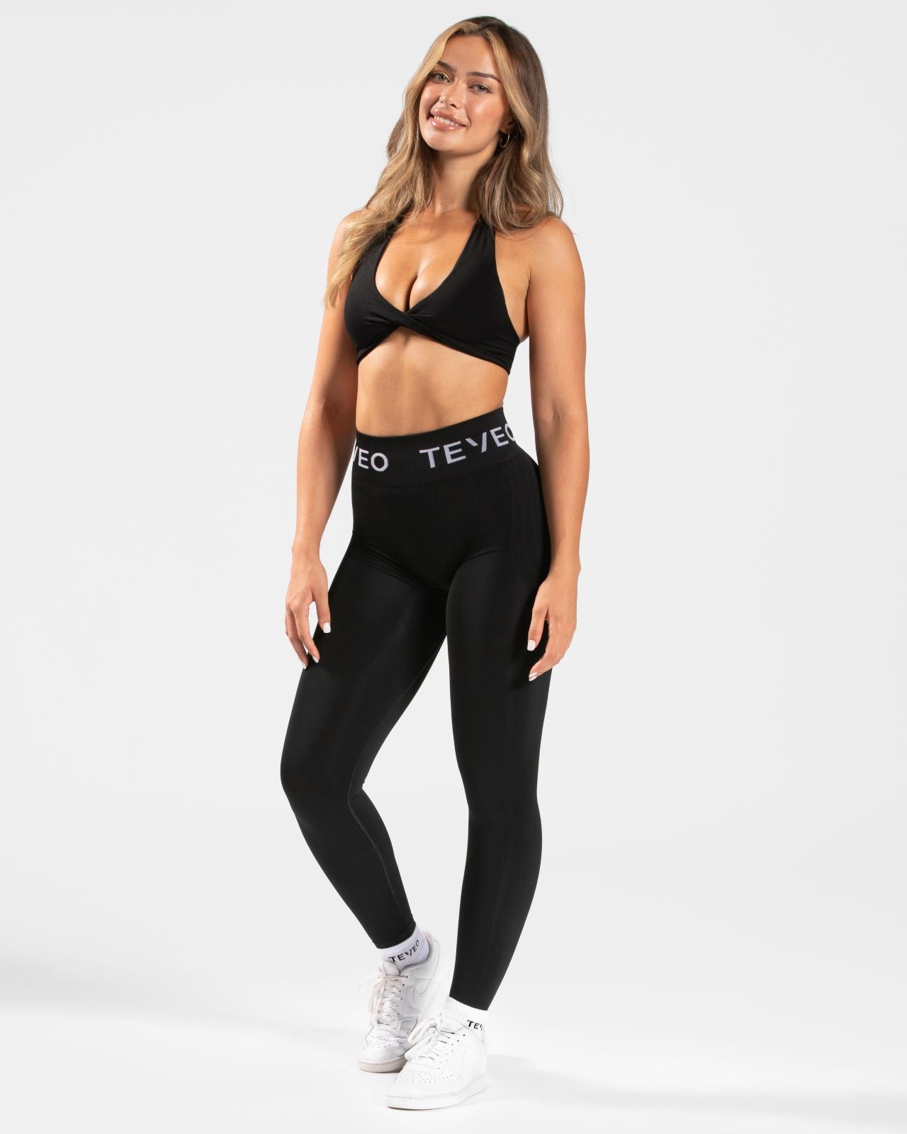 Signature Scrunch Leggings "Schwarz"