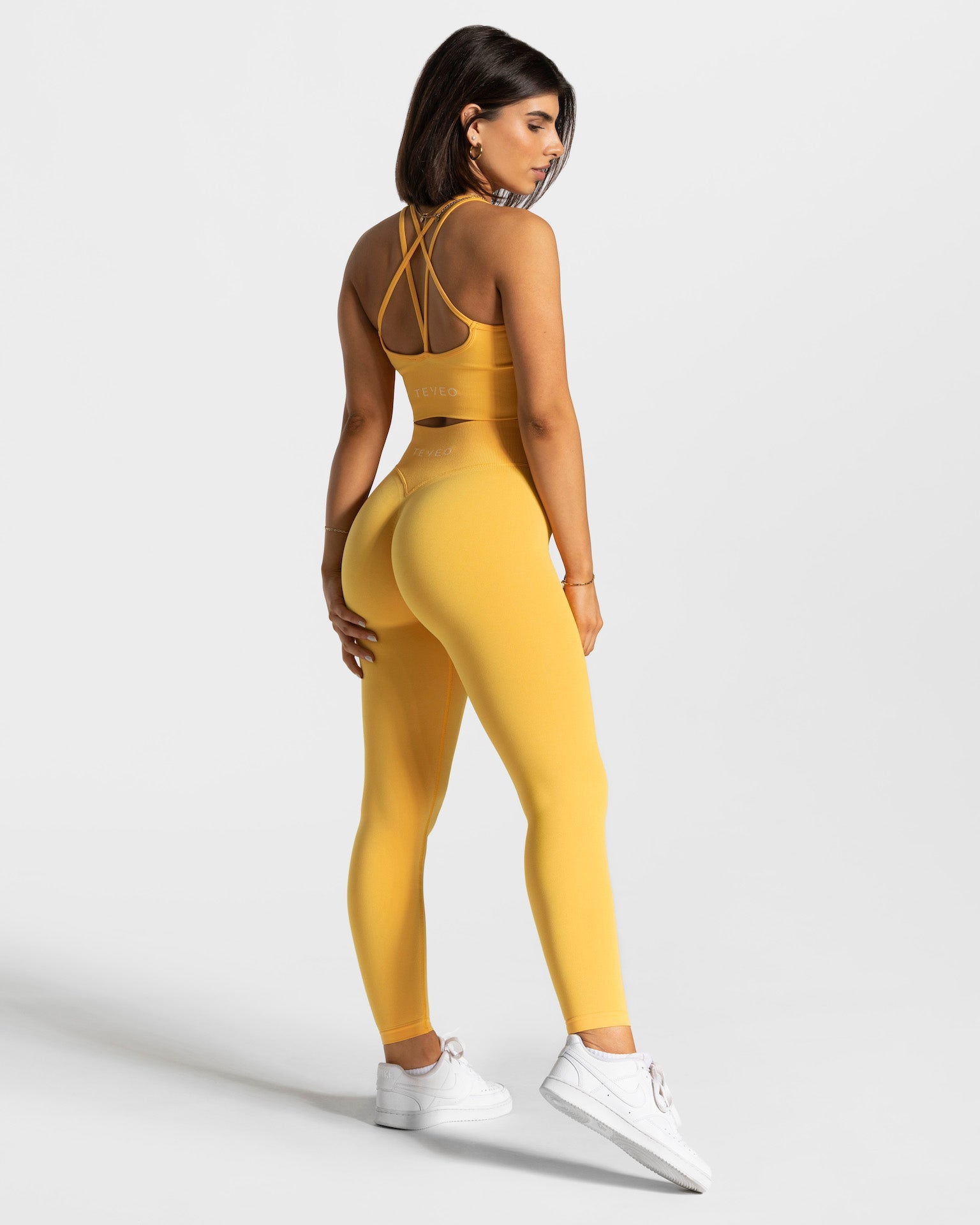 Statement Scrunch Leggings "Gelb"