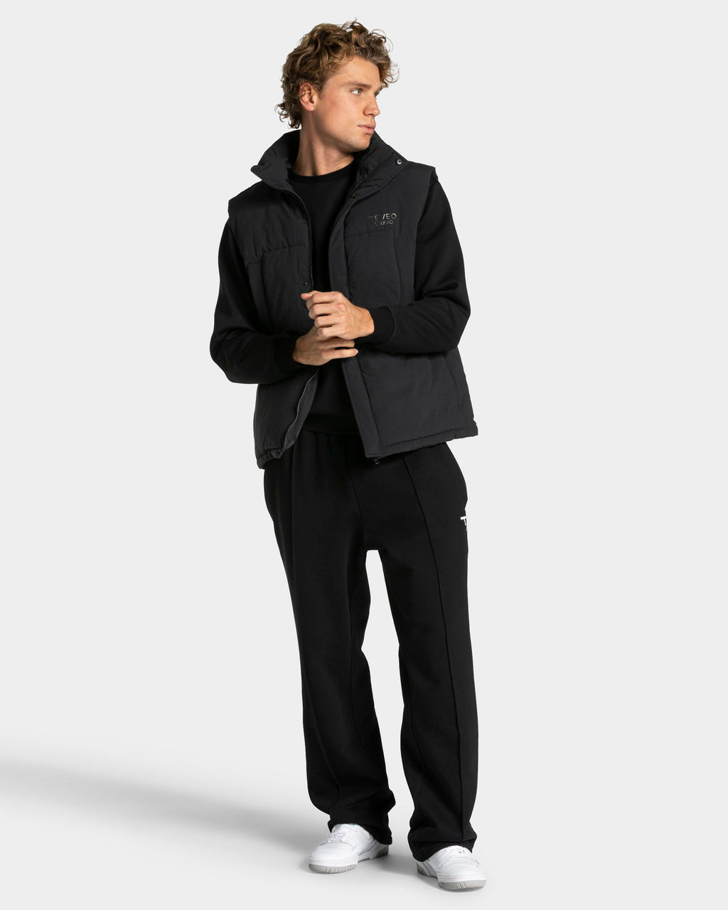 Studio Puffer Weste "Schwarz"