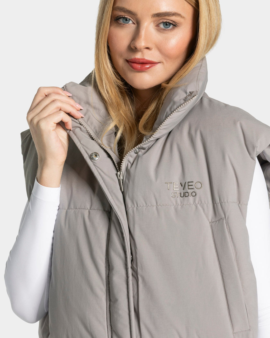 Studio Puffer Weste "Smoke"