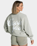 Acid Oversized Sweater "Salbei"