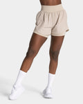 END Running 2in1 Shorts "Latte"