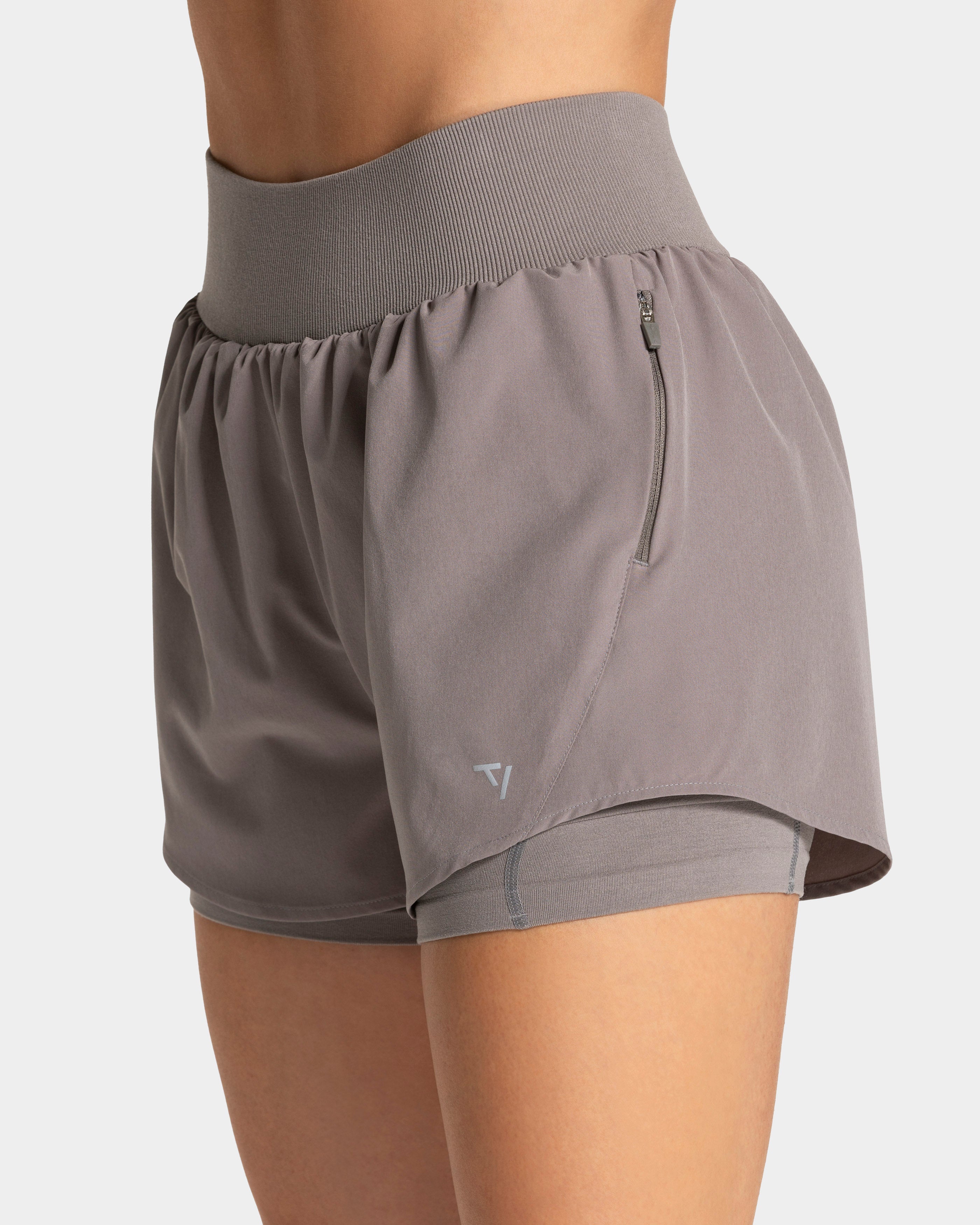 END Running 2in1 Shorts "Smoke"