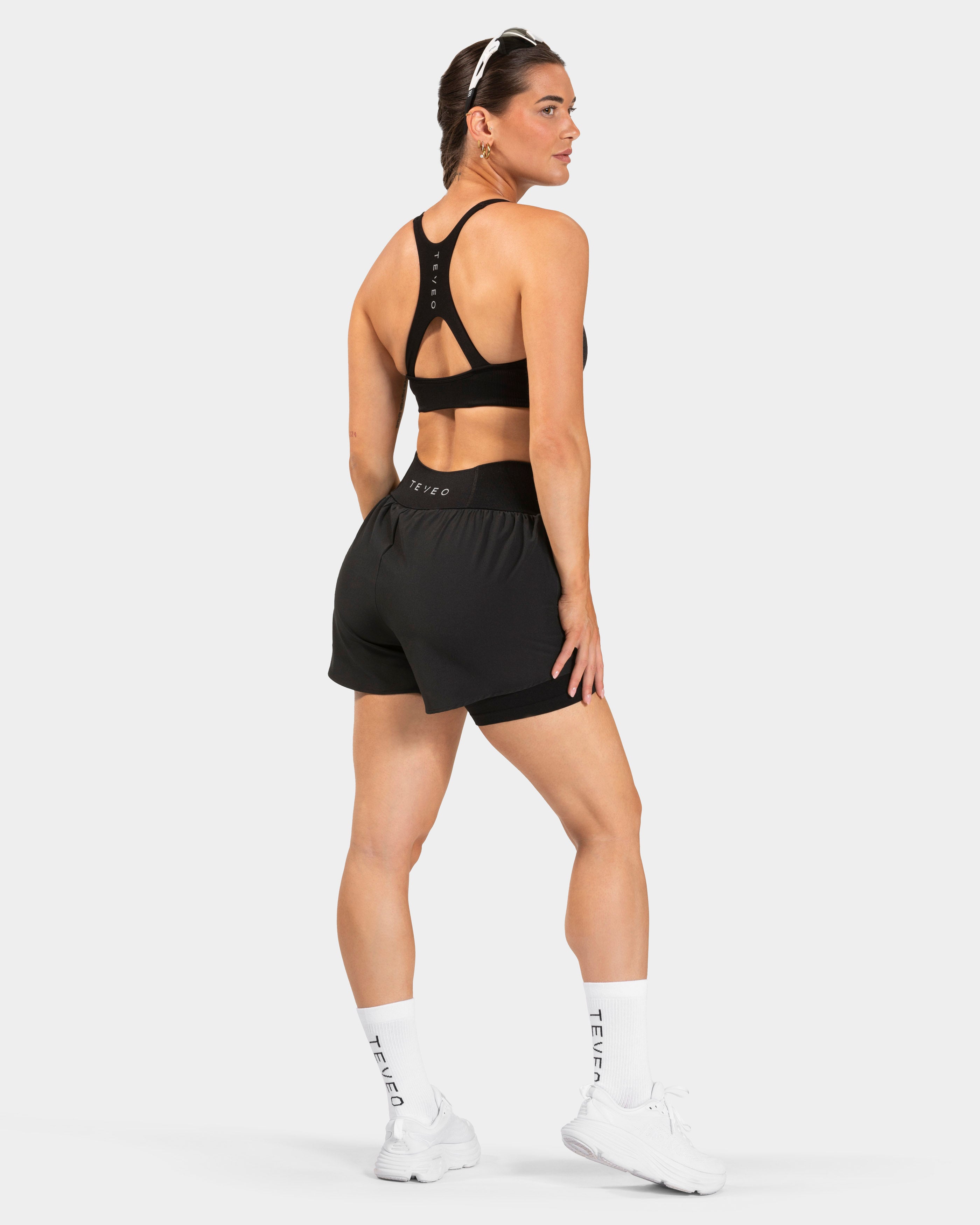 END Running 2in1 Shorts "Schwarz"