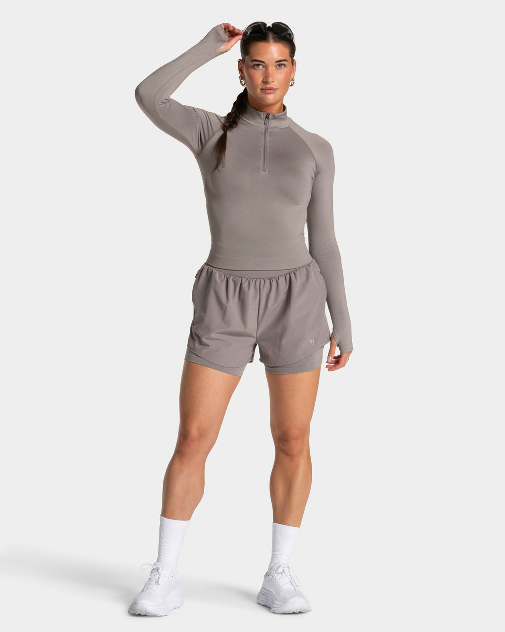 END Running Half Zip "Smoke"