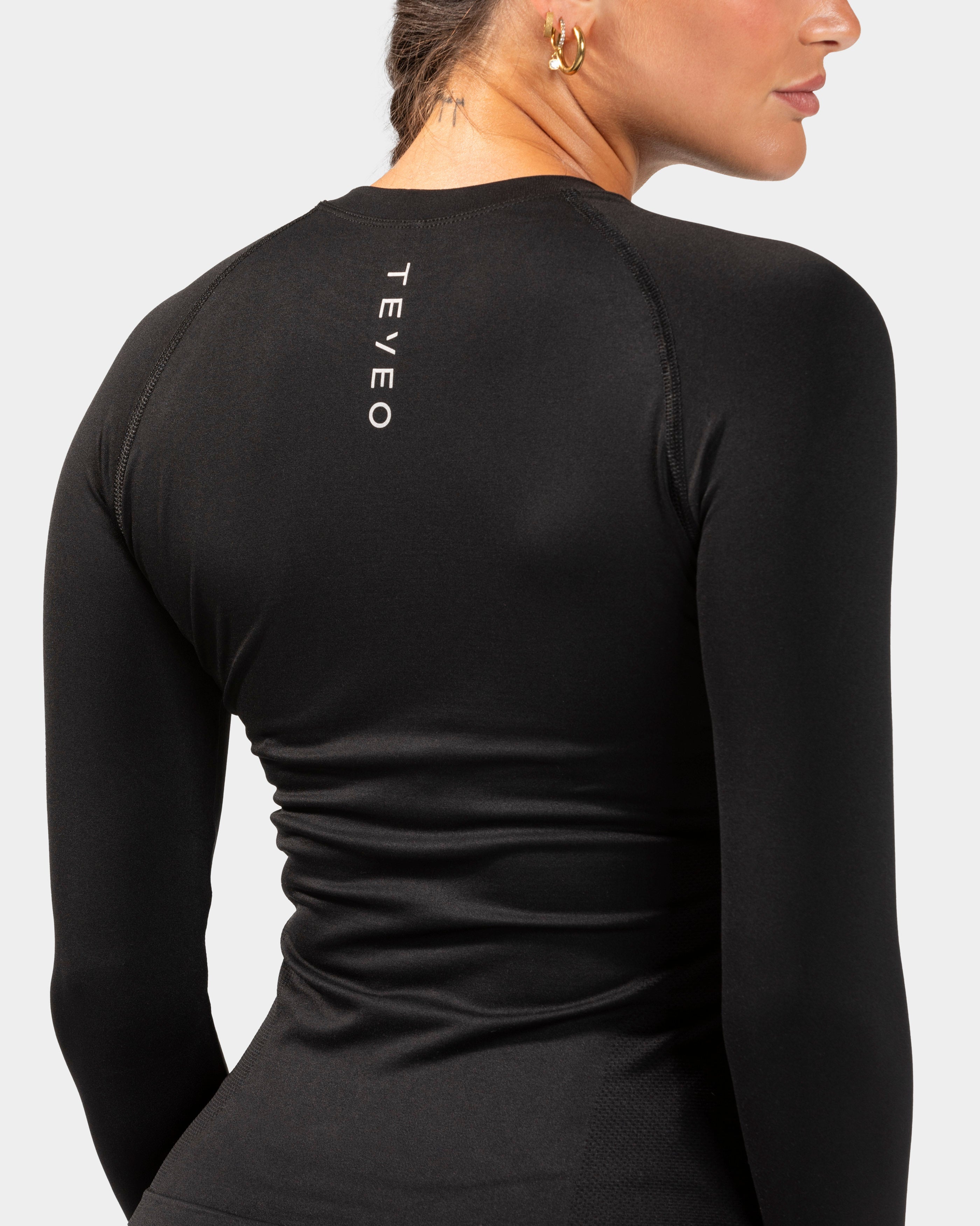 END Running Longsleeve "Schwarz"