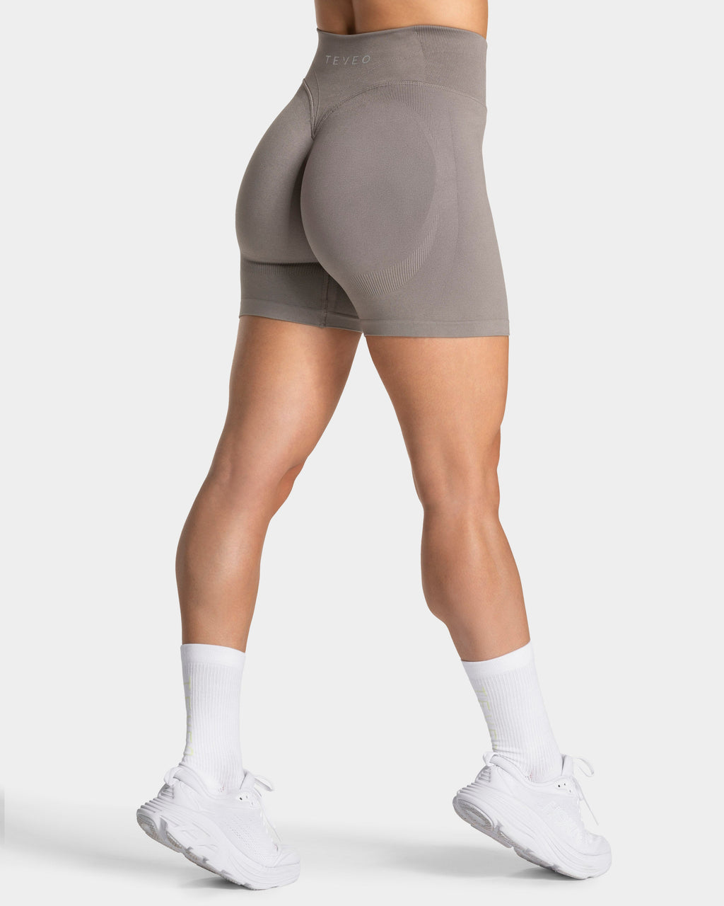 END Running Sculpt Scrunch Shorts "Smoke"