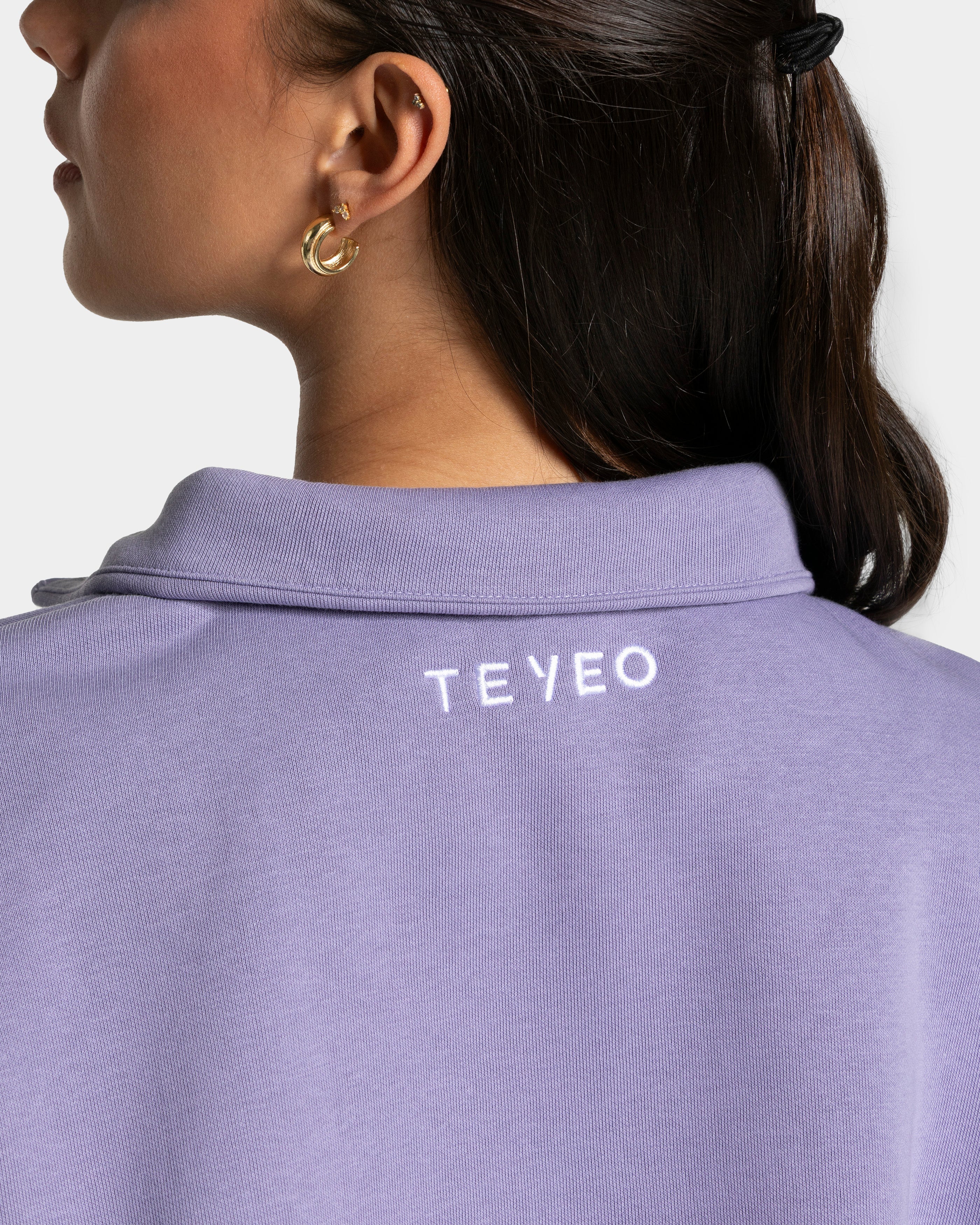 Femme Half Zip Sweater "Lavendel"