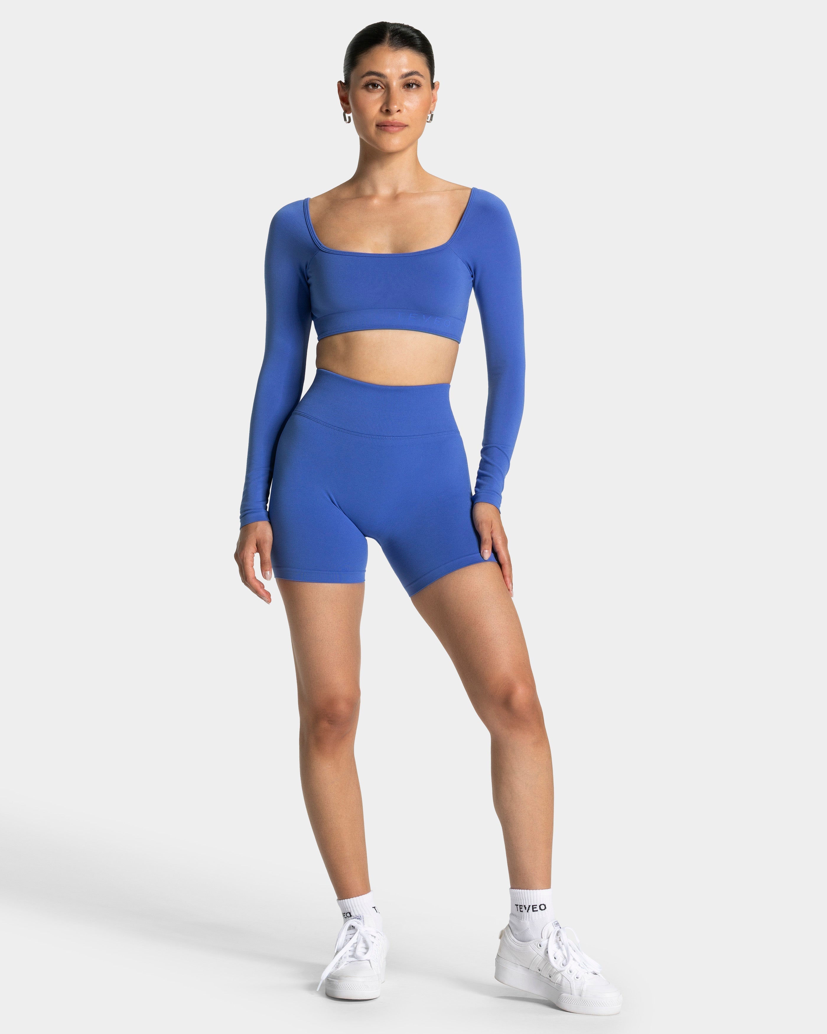Femme Backless Longsleeve "Royalblau"