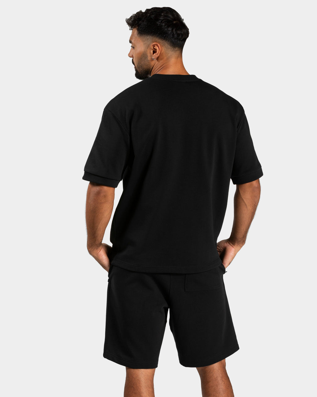 Contrastline Oversized T-Shirt "Schwarz"
