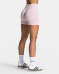 Contrastline Sculpt Scrunch Shorts "Rosa"