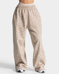 Contrastline Wide Leg Jogger "Leo Cream"