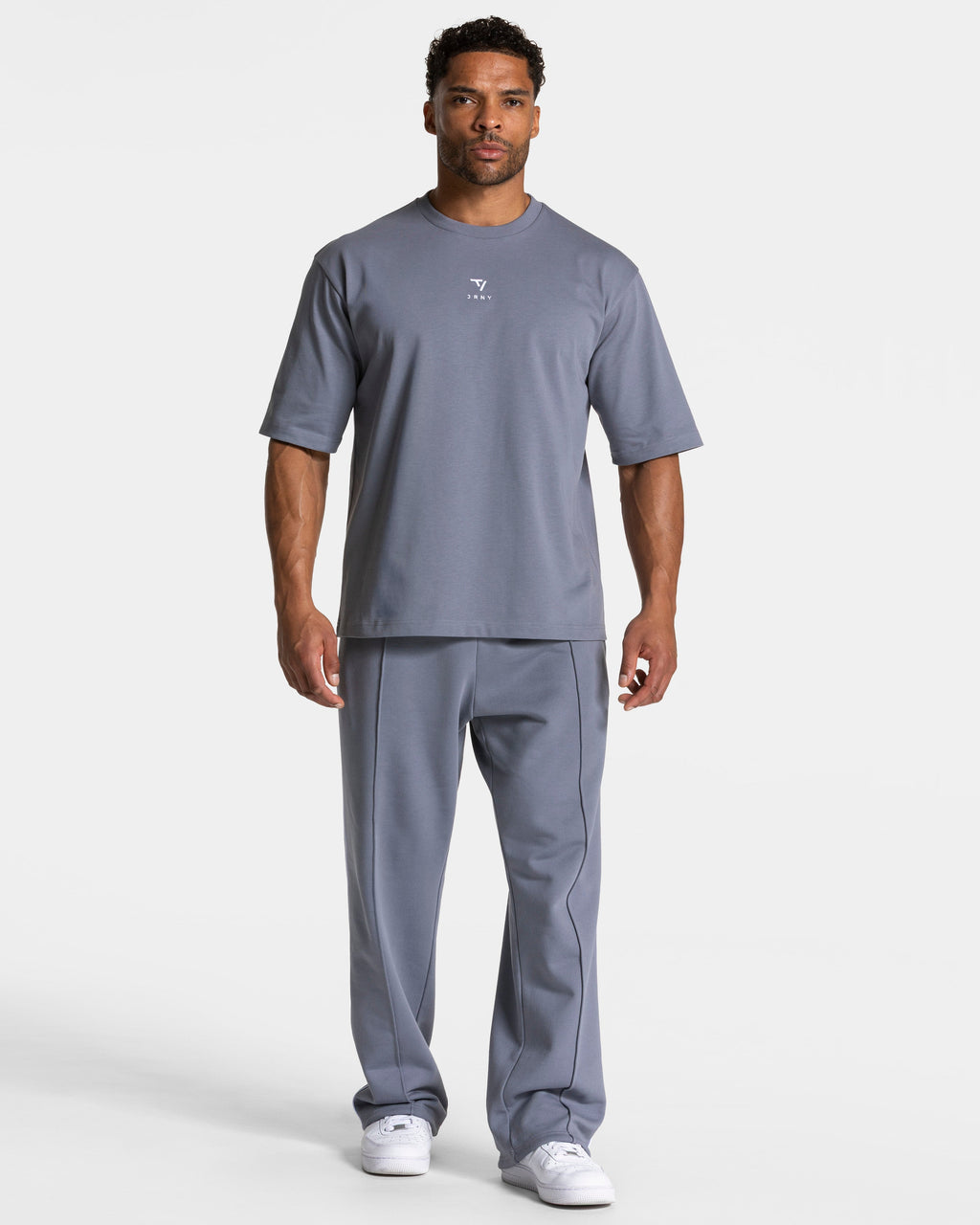 Journey Oversized T-Shirt "Eisgrau"