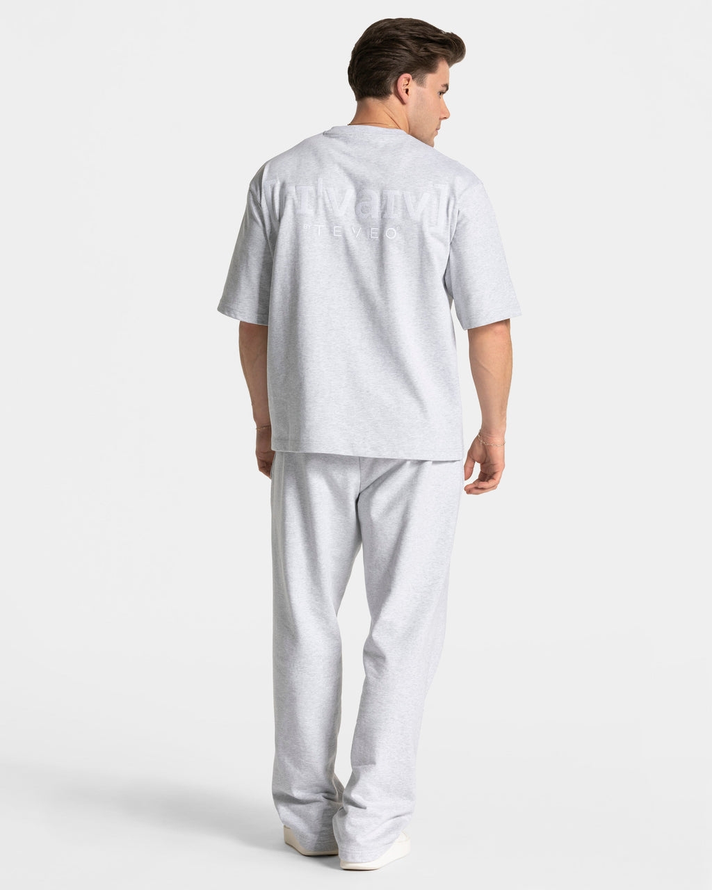 RI’VAIV Oversized T-Shirt "Hellgrau"