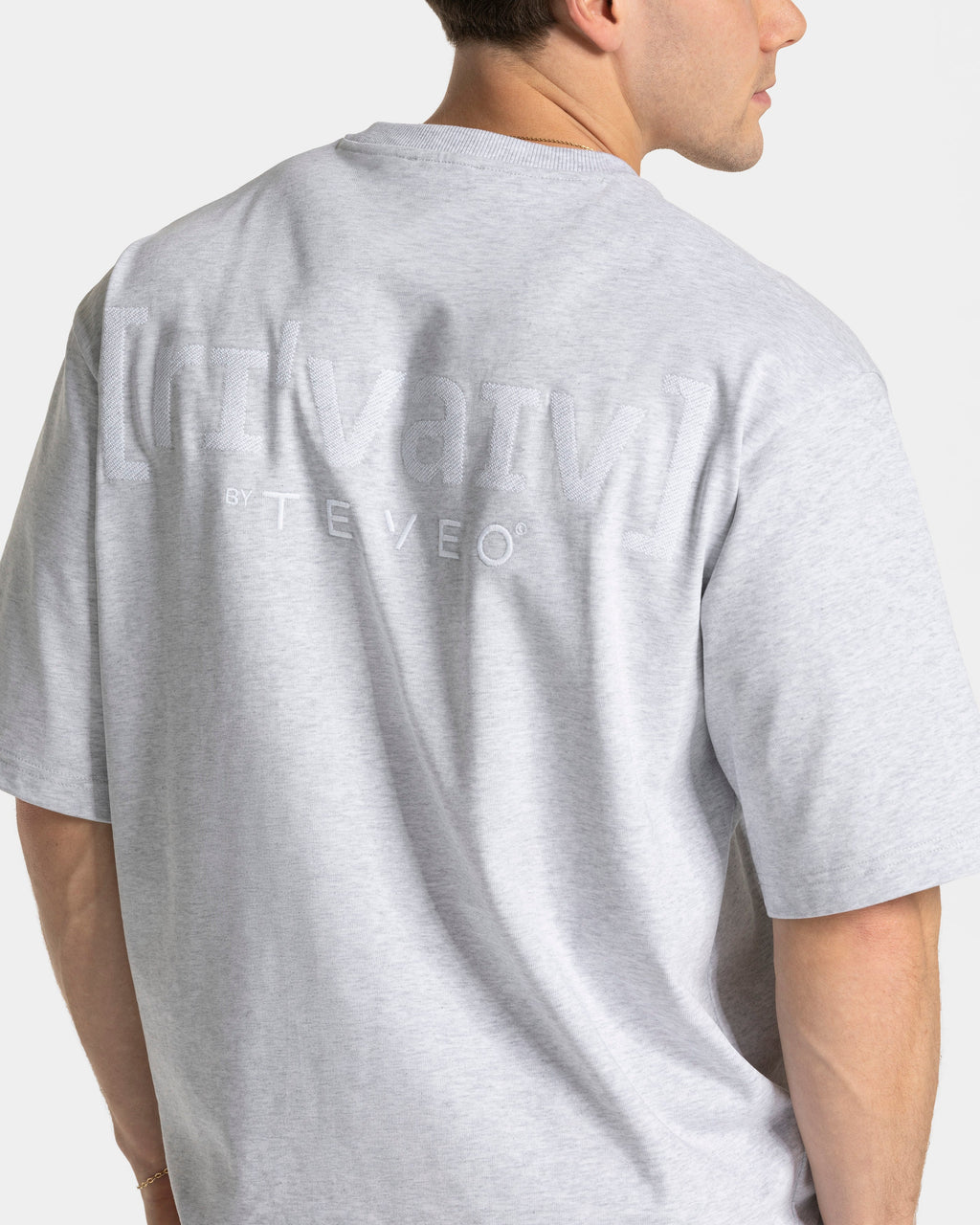 RI’VAIV Oversized T-Shirt "Hellgrau"