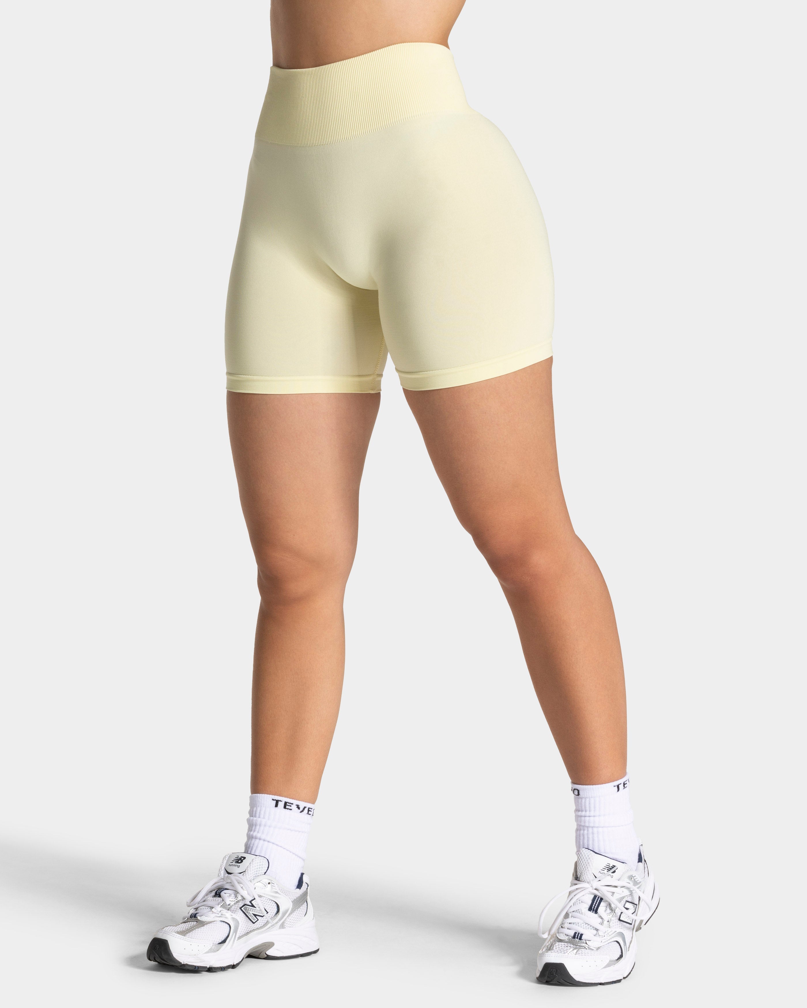 Timeless Pro Covert Scrunch Shorts "Butter Yellow"