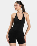 Timeless Pro Neckholder Top  "Schwarz"
