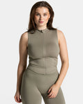 Timeless Pro Zip Tank  "Khaki"